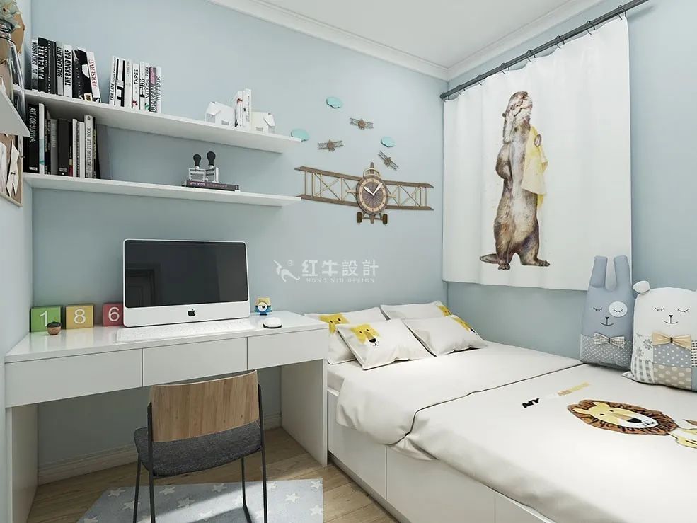 朱明琪_禧和苑89㎡北欧风格--经典小三房设计10儿童房设计